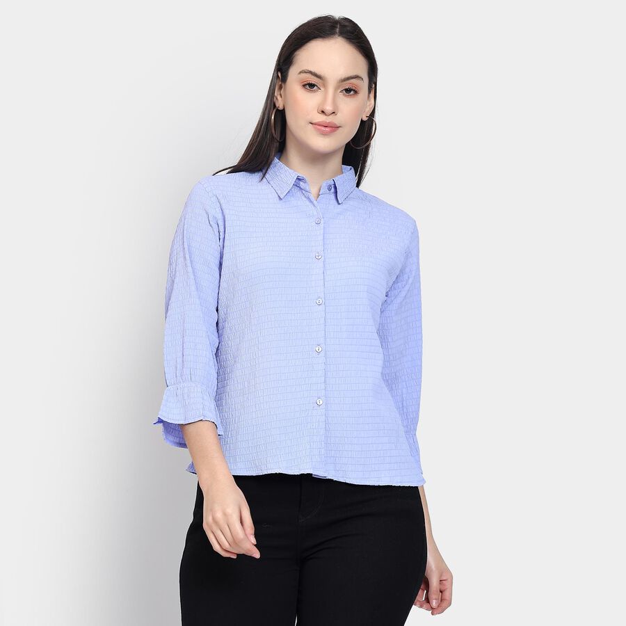 Ladies' Shirt , हल्का नीला, large