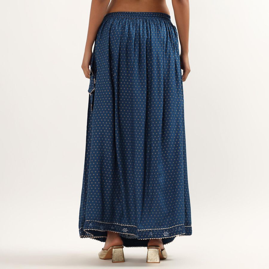 Ladies' Lehenga Skirt, Teal Blue, large image number null