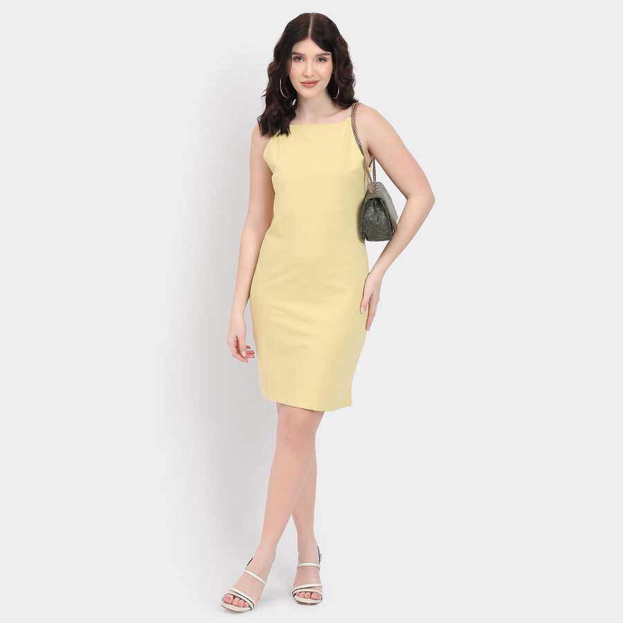 Ladies' Dress , खाकी, large image number null