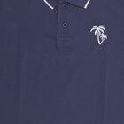 Boys' Half Sleeves T-Shirt, Mid Blue, small image number null