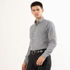 Men's Light Grey Cotton Classic Formal Shirt, हल्का ग्रे, small image number null
