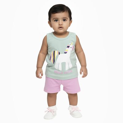 Infants' 100% Cotton Short Set