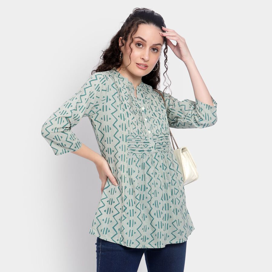 Ladies' Kurta , टील ब्लू, large image number null