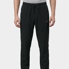 Men's Olive Slim Fit Side-Striped Track Pants, Olive, small