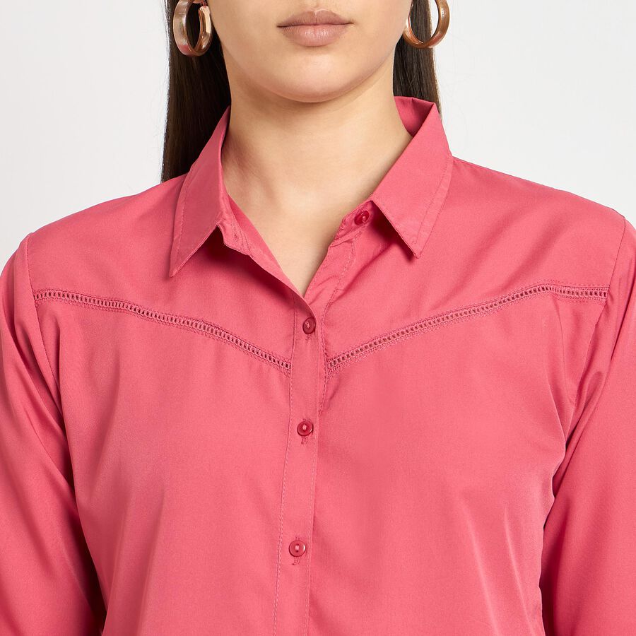 Ladies' Shirt , गुलाबी, large image number null