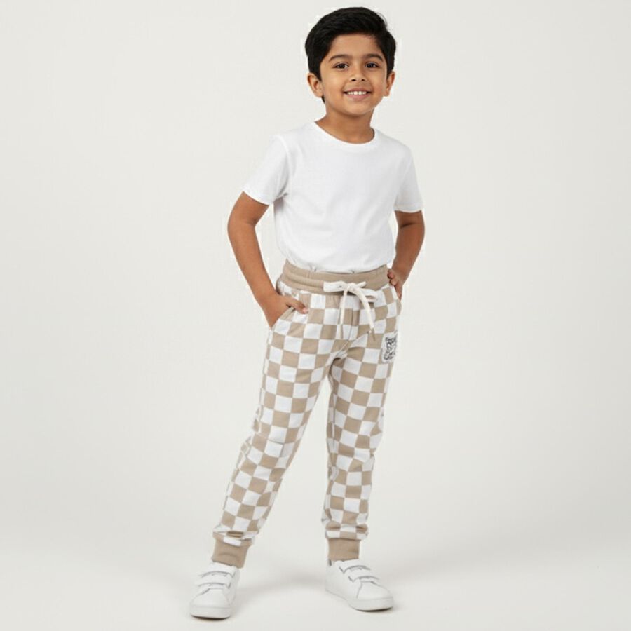 Boys' Pyjama, Beige, large image number null