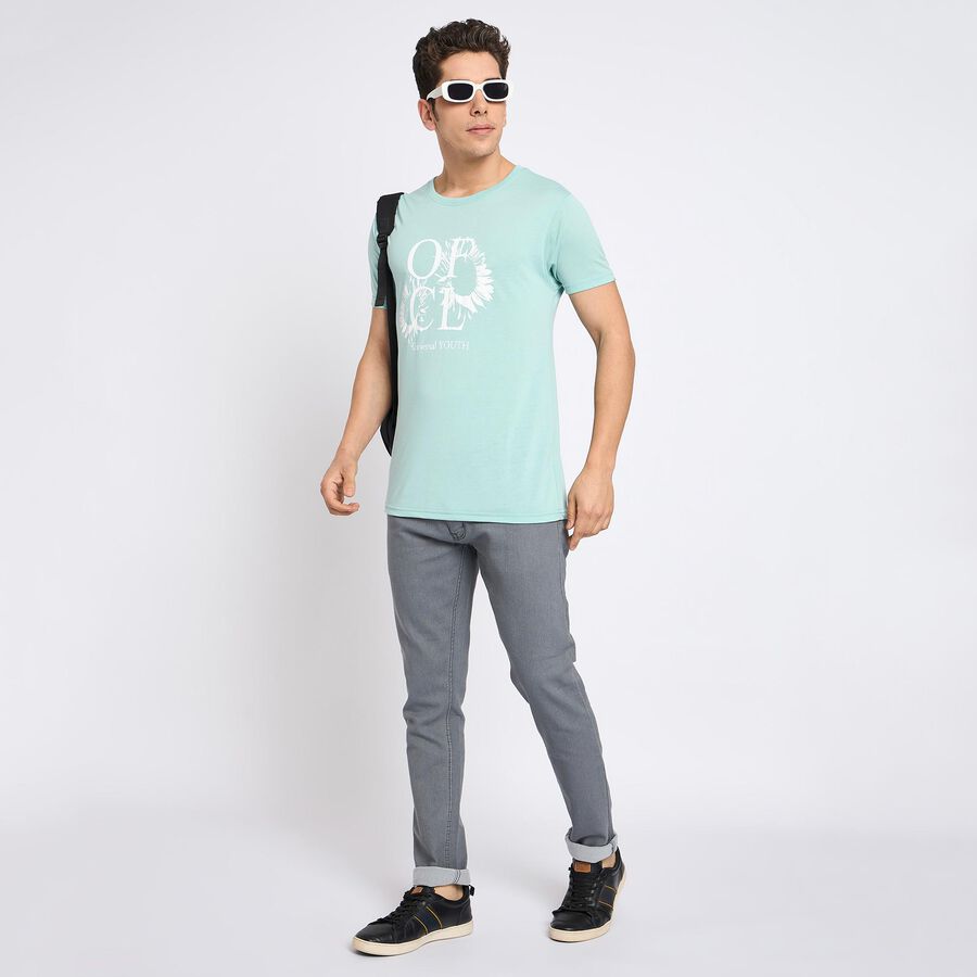 Men's Skinny Jeans, हल्का ग्रे, large image number null