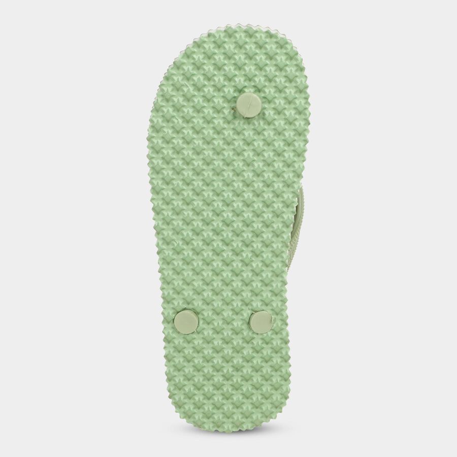 Ladies' V Strap Slipper, Green, large image number null