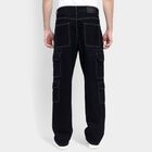 Men's 100% Cotton Jeans, Black, small image number null