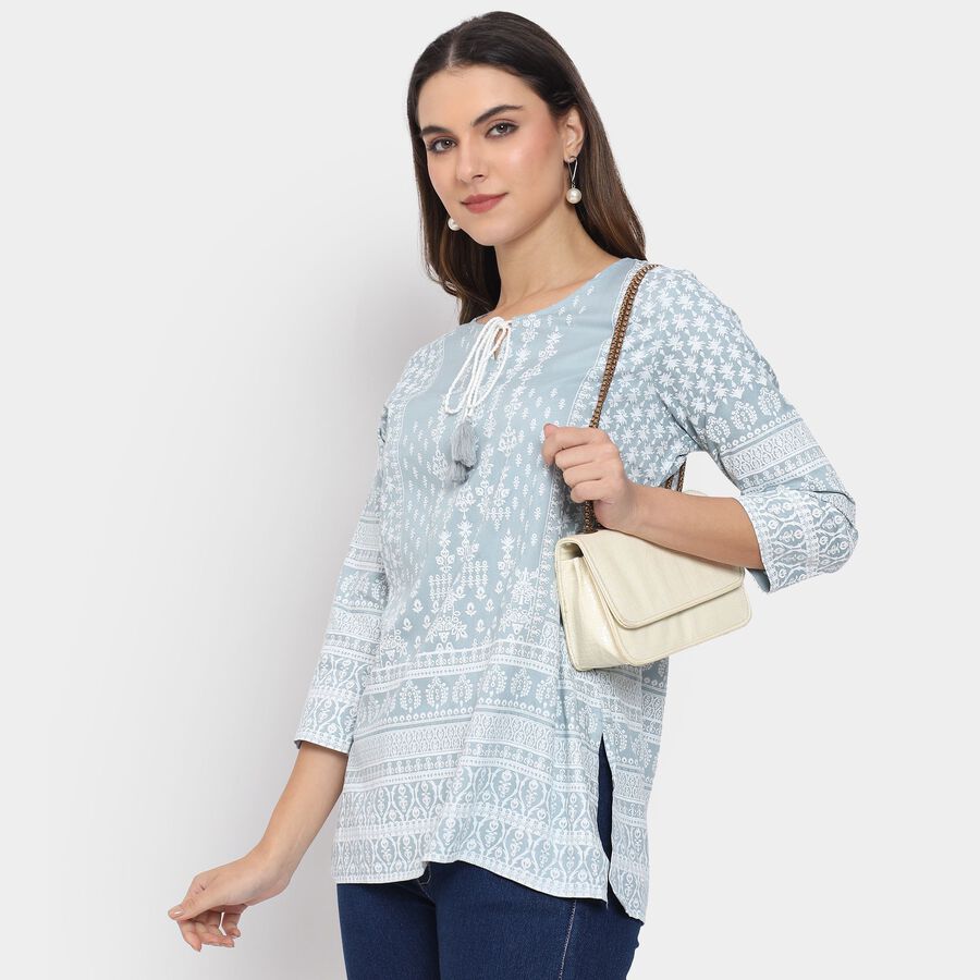 Ladies' Kurti , Light Grey, large image number null
