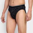 Men's 100% Cotton Briefs , Black, small
