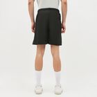 Men's Jet Black Regular Fit Reflective Sports Bermuda Shorts, Olive, small