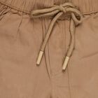 Boys' Light Camel Regular Fit Cargo Trousers, खाकी, small image number null