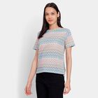 Ladies' Round Neck T-Shirt, हल्का हरा, small image number null