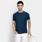 Men's Round Neck Half Sleeves T-Shirt, टील ब्लू, small image number null