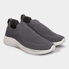 Men's Muted Charcoal Grey Slip-On Sports Shoes, Grey, small