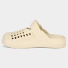 Women's Beige Slip-On Clogs, गहरा पीला, small