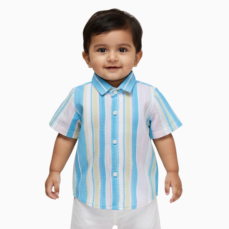 Infants' Shirt, Pink, large image number null