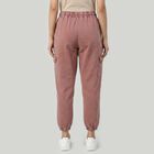 Women's Pink Regular Fit Solid Track Pants, Light Pink, small
