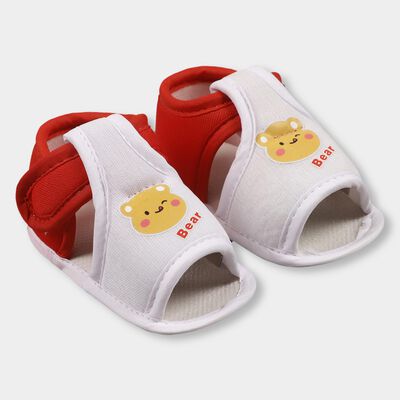Infants' Soft Cream Plush Booties