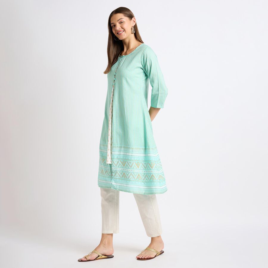 Ladies' Kurta , Light Green, large image number null