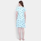 Printed Nighty, Light Green, small image number null