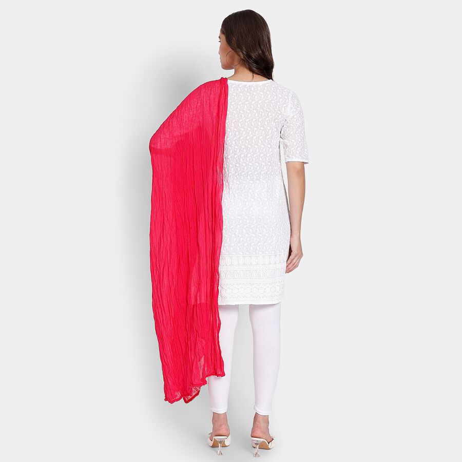 Ladies' Dupatta, Fuchsia, large image number null