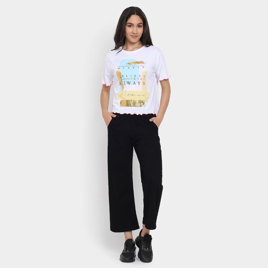 Ladies' Jeans, Black, large image number null