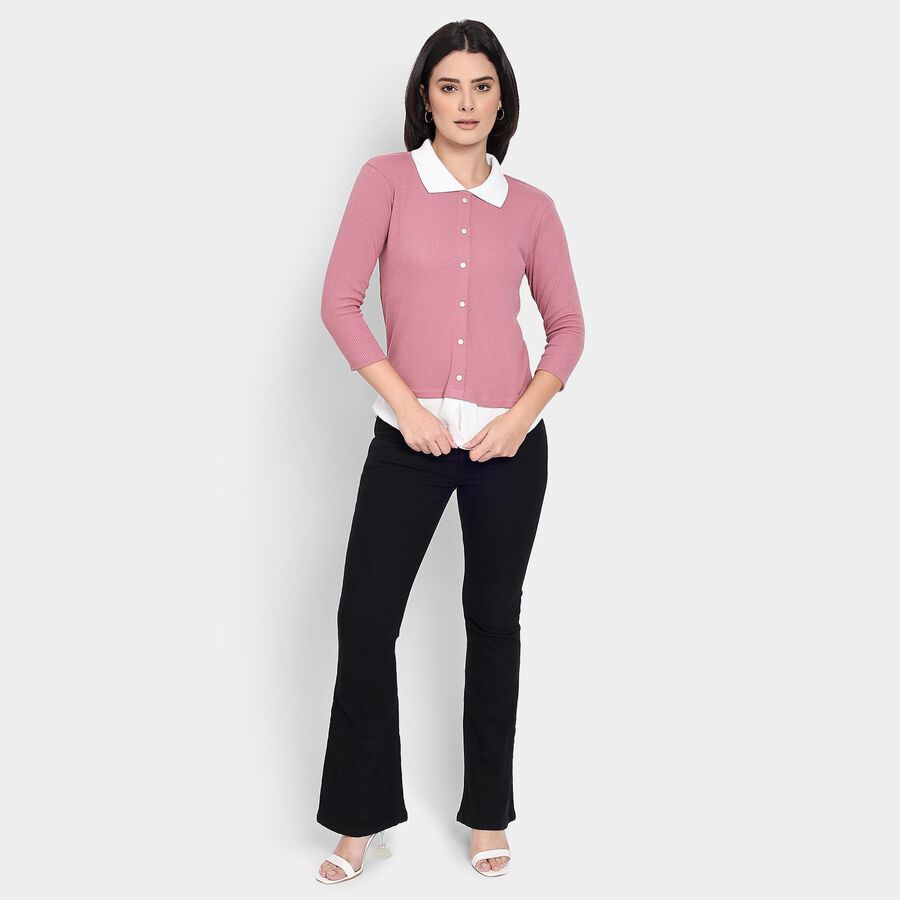 Ladies' Shirt, Purple, large image number null
