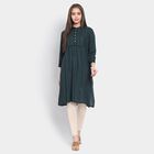Ladies' Kurta, Dark Green, small image number null