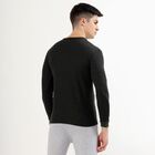 Men's Charcoal Grey V-Neck Slim Fit Thermal, Charcoal, small image number null