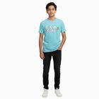 Boys' Half Sleeves T-Shirt, एक्वा, small image number null