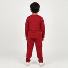 Boys' Maroon Mandarin Collar Solid Baba Suit, Maroon, small image number null