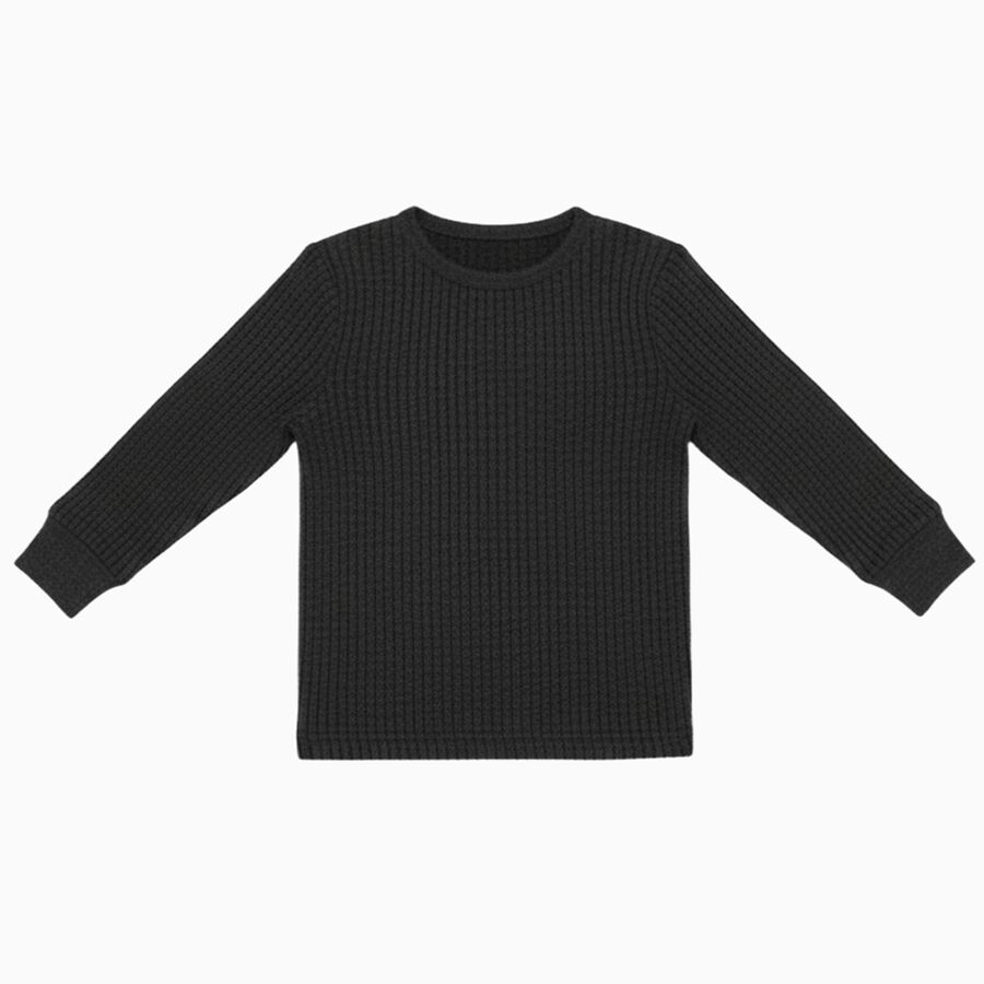 Boys' Thermal Upper, Charcoal, large image number null