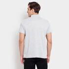 सॉलिड पोलो शर्ट, Melange Mid Grey, small image number null