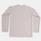 Boys' Light Grey Crew Neck Casual T-Shirt, Light Grey, small image number null