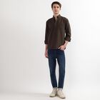 Men's 100% Cotton Casual Shirt, Olive, small image number null