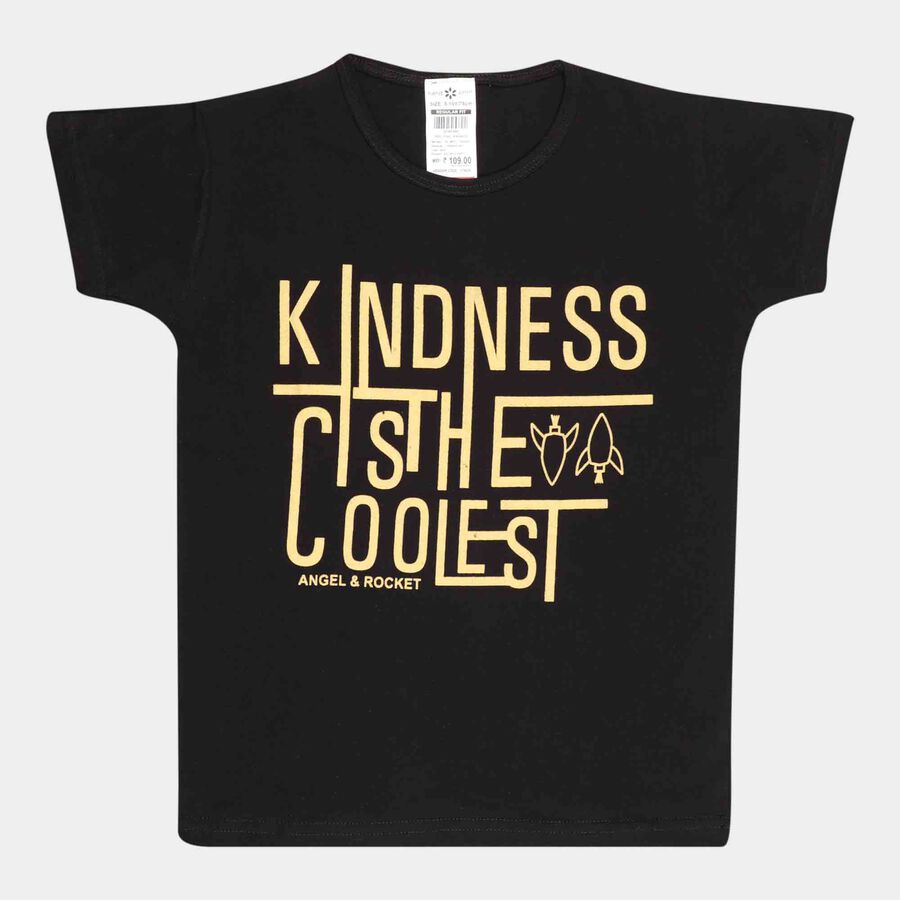 Solid T-Shirt, Black, large image number null