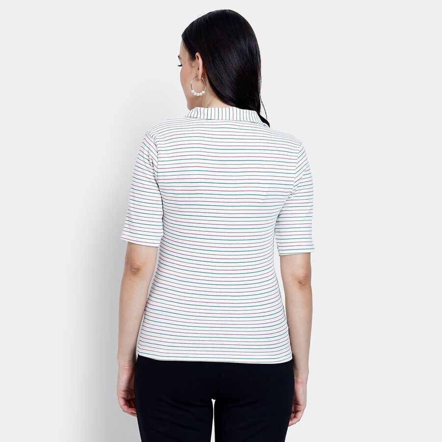 Ladies' Top, ऑफ व्हाइट, large image number null