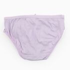 Girls' Lavender and White Printed Mid Rise Briefs - Pack of 2, White, small image number null