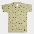 Boys' Cotton Half Sleeves T-Shirt, Olive, small image number null