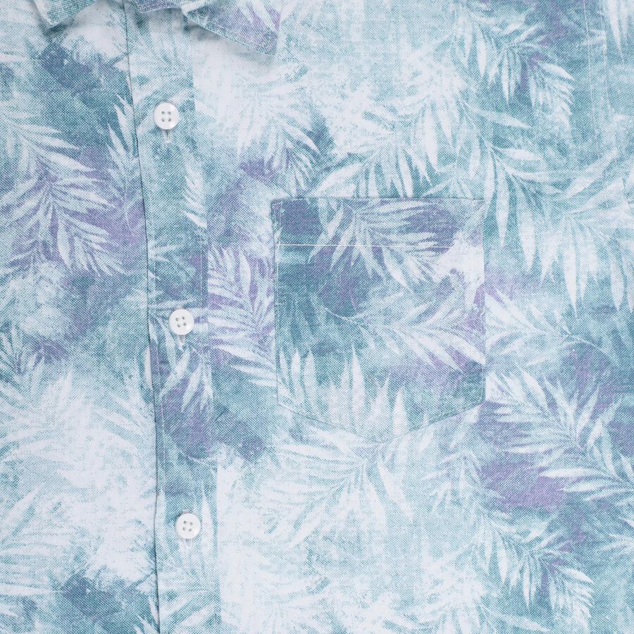 Boys' 100% Cotton Casual Shirt , हल्का नीला, large image number null