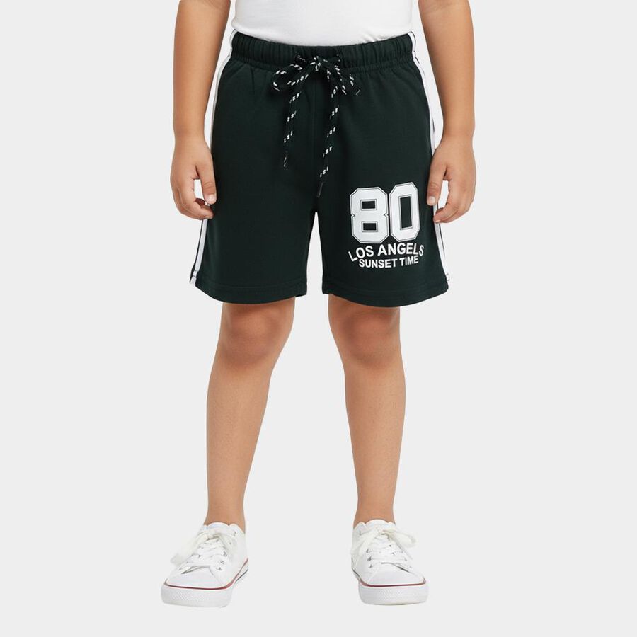 Boys' Bermuda, Dark Green, large image number null
