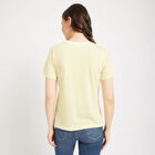 All Over Print Round Neck T-Shirt, पीला, small image number null