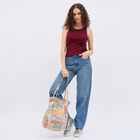 Ladies' Round Neck T-Shirt, वाइन, small image number null