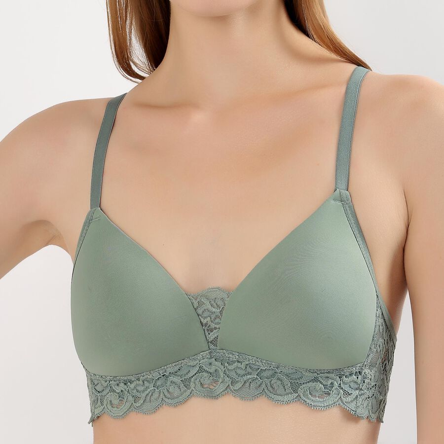 Ladies' Bra , Light Green, large image number null