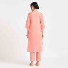 Embroidered Kurta, Peach, small image number null