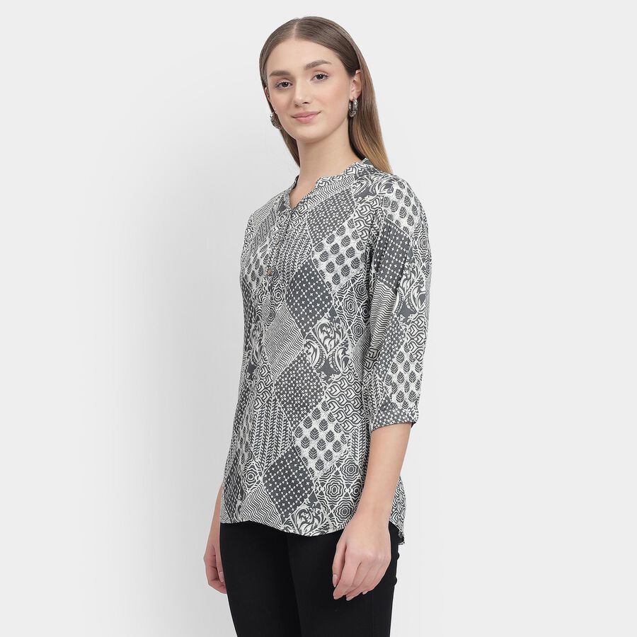 Ladies' Kurti , गहरा ग्रे, large image number null