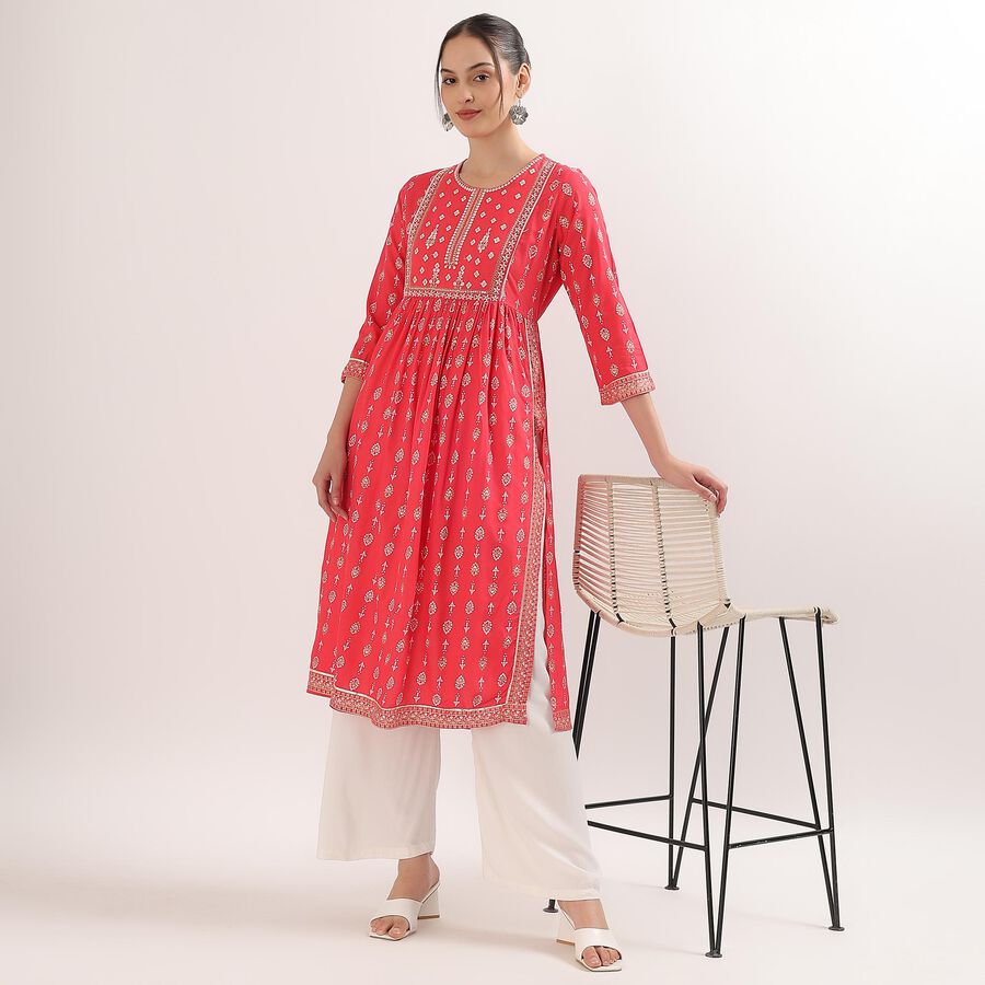Ladies' Kurta, Coral, large image number null