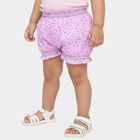 Girls' Light Lavender Printed Ruffled Bloomers, लाइलेक, small image number null